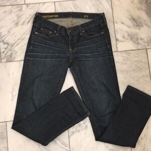 J. Crew Dark Wash Matchstick Jeans 27s